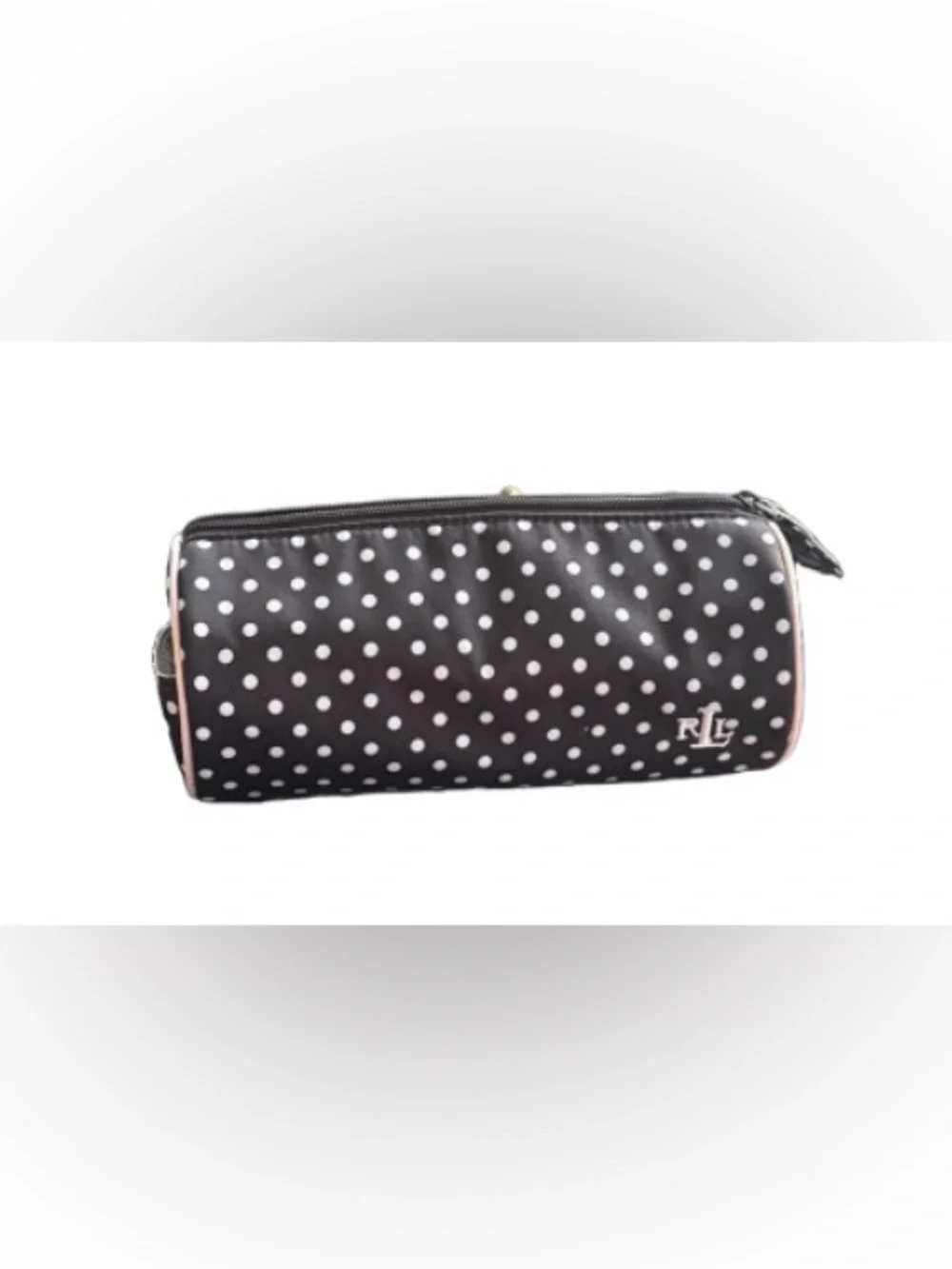 Ralph Lauren Polka Dot Cosmetic Pouch - Black and White